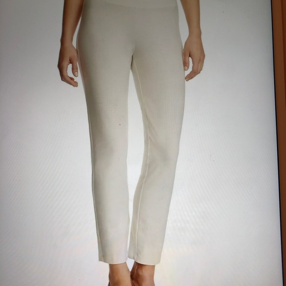 eileen fisher slim crepe ankle pants